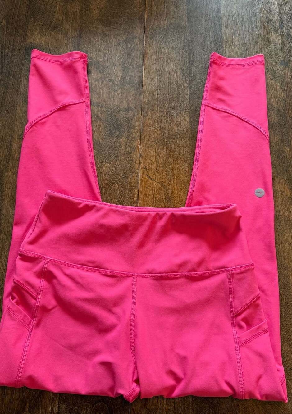 Gottex Leggings Size M Hot Pink Pocket Athletic Pants